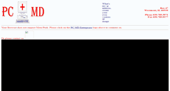 Desktop Screenshot of pcmd.com